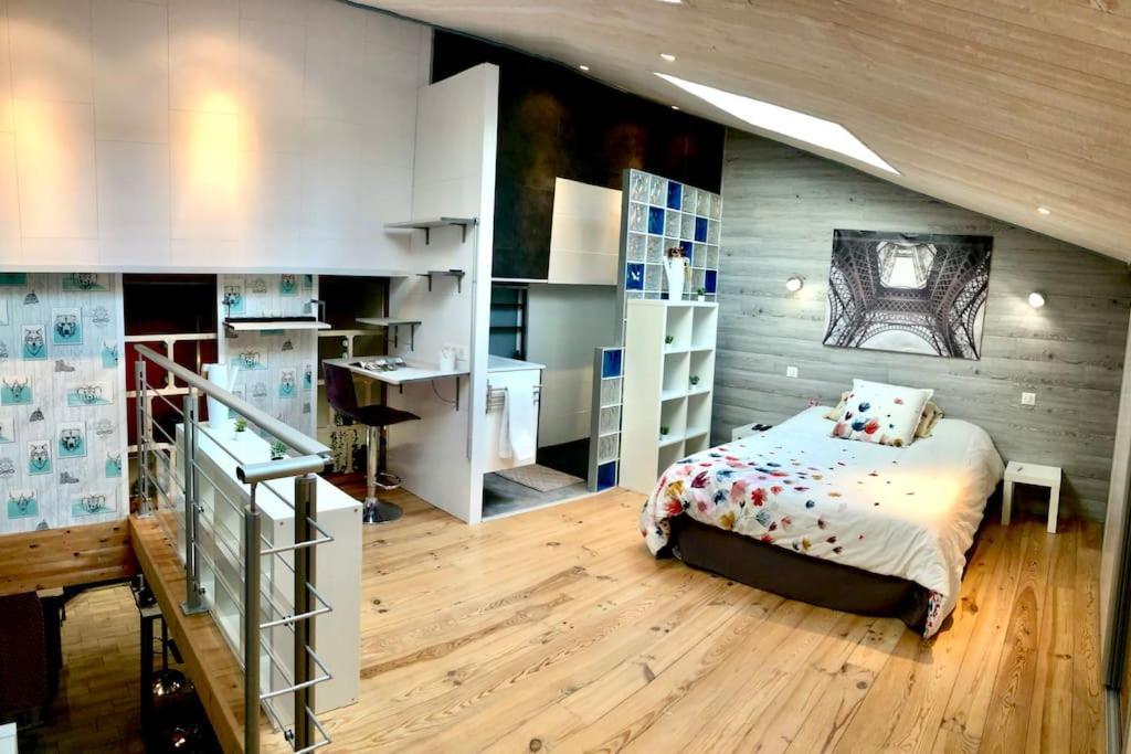 Apartmán Duplex Atypique 20' De Toulouse Leguevin Exteriér fotografie